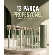 Profesyonel Makyaj Fırça Seti 13 Parça Yumuşak Kıllı Fırça Seti Far Fırçası