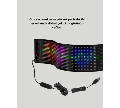 RGB LED Panel Renkli Işık Efektli Dekoratif Aydınlatma
