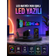 Şık ve Fonksiyonel RGB LED Panel Canlı Renk Yansımalı Işık Sistemi