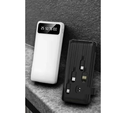 Powerbank 20.000 Mah LCD Ekran USB Lightning Type-C Uyumlu İOS ve Android