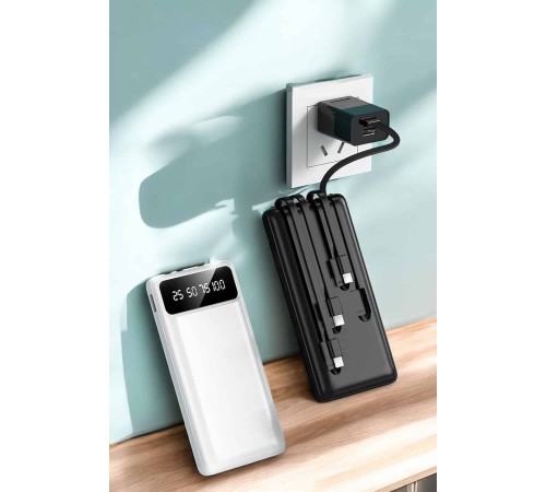 Powerbank 20.000 Mah Dijital Göstergeli LCD Ekran Uzun Pil Ömrü