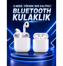 2.Nesil Yeni Model TWS Bluetooth Kulaklık Dokunmatik Kontrol Yüksek Ses Kaliteli