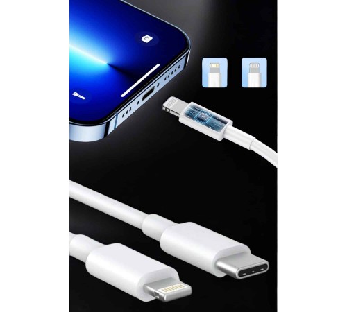 Iphone İOS Uyumlu Hızlı Şarj Kablosu Type C To Lightning 12 13 14 15 Pro Max