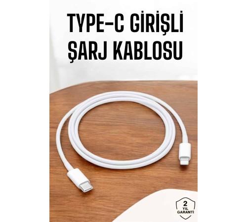 Iphone İOS Uyumlu Hızlı Şarj Kablosu Type C To Lightning 12 13 14 15 Pro Max