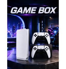 Game Box 3D Çift Oyun Kollu 4K HD Ekran 20000'den Fazla Oyun Seçeneği 2.4G Kablosuz