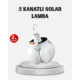 Güneş Enerjili ve USB Şarjlı LED Kamp Lambası – 5 Farklı Işık Modlu, Askılı Tasarım