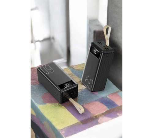 Powerbank 60.000 MAH 4 Portlu Uzun Şarj Süreli Dijital Göstergeli