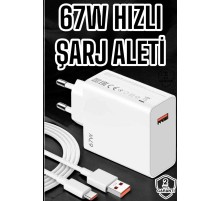 67W Şarj Aleti Turbo Hızlı Type-C Şarj