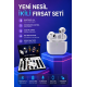 3.Nesil TWS Bluetooth Kulaklık Bluetooth Bağlantılı Akıllı Saat Amoled Ekran Plastik Hasır Kordon