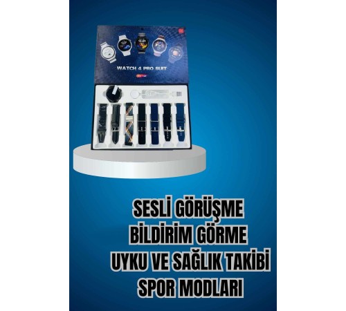 Ucuz Kaliteli Yeni Nesil 7 Kordonlu Akıllı Saat ve Kablosuz Bluetooth Kulaklık ANC Özelliği