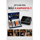 Powerbank Aynalı Bluetooth Kulaklık Ve Akıllı Saat Seti ANC Özelliği Dokunamatik