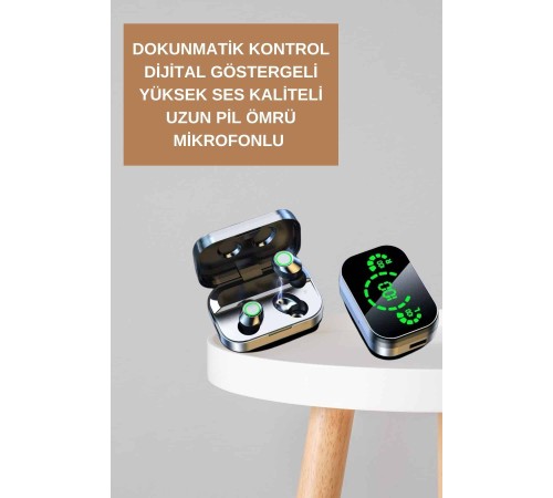 Dokunmatik Akıllı Saat Yeni Nesil Kulaklık Kampanyası Bluetooth Bağlantılı ANC Özelliği