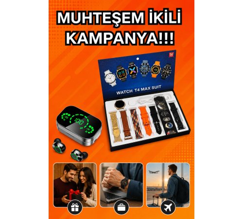 Yeni Model Akıllı Saat ve Ucuz Kaliteli Bluetooth Kulaklık Amoled Ekran Aynalı