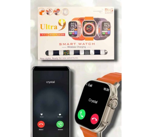 Akıllı Saat Bluetooth Bağlantılı 2.09 İnç HD Ekran ve Çok Yönlü Sağlık Takibi