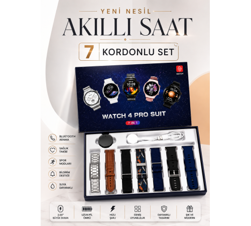 Yeni Model Akıllı Saat Bluetooth Bağlantılı NFC ve GPS Uyumlu
