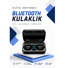 Dijital Göstergeli Bluetooth Kulaklık Kablosuz TWS Stereo Bluetooth 5.0
