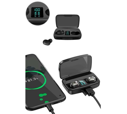 Yeni Nesil TWS Kablosuz Kulaklık Güçlü Batarya Yüksek Kalite Bluetooth 5.0 ANC Özelliği