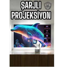 Taşınabilir Sinema Oyun Projektörü Akıllı Projeksiyon Android 11