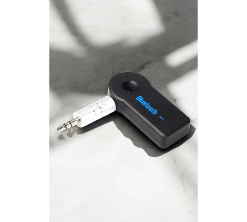 Kablosuz Bluetooth Aux Araç Kiti Siyah Hafıza Kartlı
