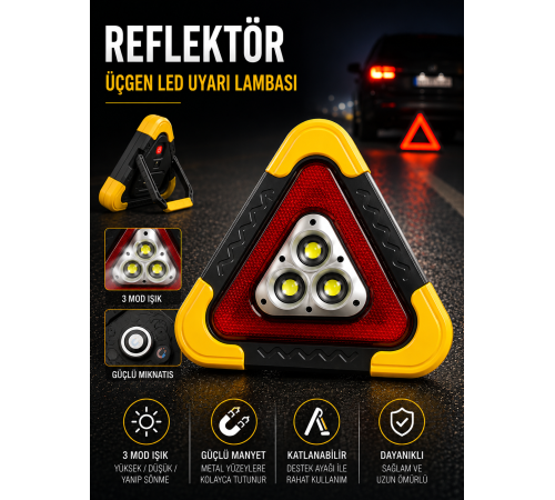 DP-209 REFLEKTÖR 5 FARKLI IŞIK MODLU