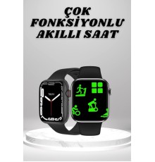 Akıllı Saat Tema Değiştirme Uyku ve Sağlık Takibi Sesli Asistan Bildirim Görme