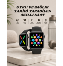 Akıllı Saat Wireless Şarj Yüksek Çözünürlüklü Müzik Dinleme Sesli Cevaplama
