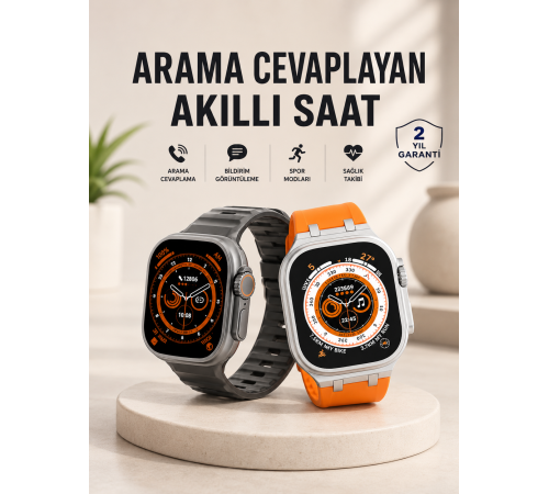 Akıllı Saat GPS, Sağlık Ve Uyku Takibi Arama Cevaplayan Bluetooth Bağlantılı