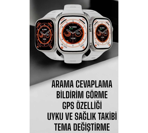 Akıllı Saat Nabız Ölçebilen Yeni Nesil GPS ve Adımsayar Özelliği