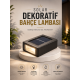 Dekoratif Duvar Lambası Solar Güneş Enerjili Bahçe Aydınlatması