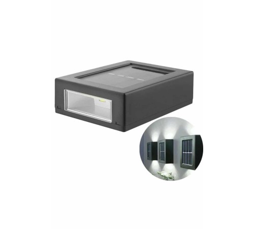 Dekoratif Duvar Lambası Solar Güneş Enerjili Bahçe Aydınlatması