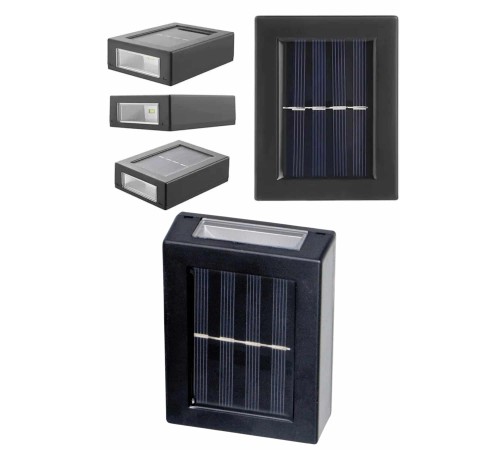 Solar Lamba Dekoratif Aplik Su Geçirmez Led Işıklı Duvar Lambası