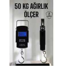 Ağırlık Ölçer 50 Kg El Terazisi El Kantarı Pilli Led Ekran