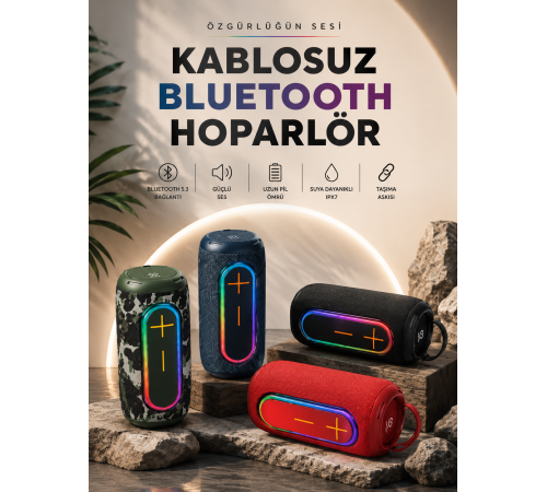 Kablosuz Bluetooth Hoparlör Taşınabilir