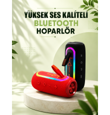 Kablosuz Bluetooth Hoparlör Uzun Pil Ömrü Taşınabilir