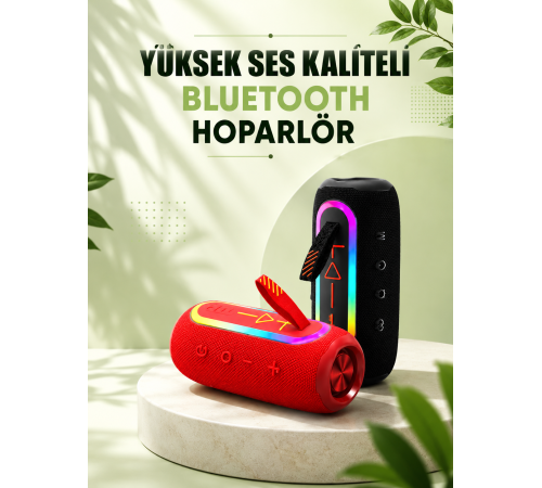 Kablosuz Bluetooth Hoparlör Uzun Pil Ömrü Taşınabilir