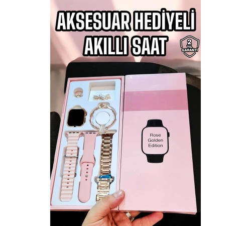 Akıllı Saat Sesli Görüşme Bildirim Görme Uyku ve Sağlık Takibi