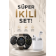 Akıllı Saat ve Kulaklık Seti Dokunmatik Ekran 5.0 Bluetooth Bağlantılı Sesli Görüşme