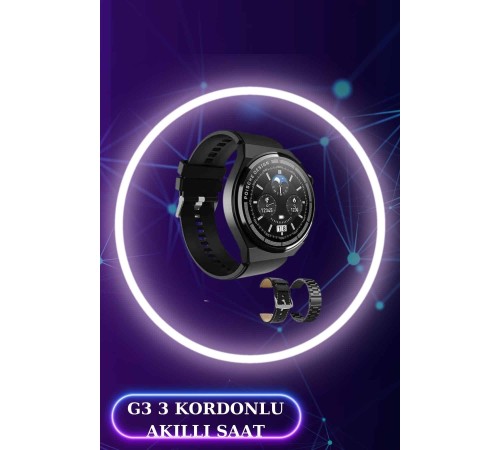 Akıllı Saat ve Kulaklık Seti Dokunmatik Ekran 5.0 Bluetooth Bağlantılı Sesli Görüşme