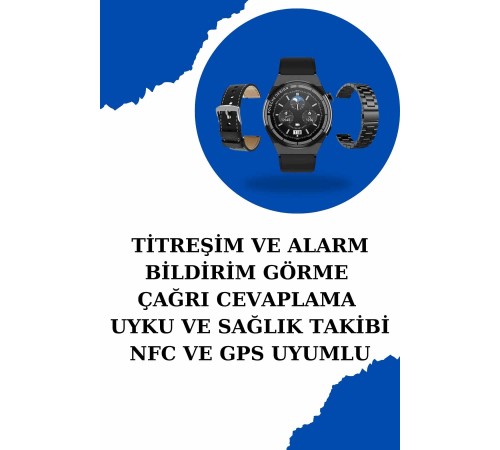Kablosuz Bluetooth Bağlantılı Kulaklık ve Dokunmatik Ekran Akıllı Saat Arama Cevaplama