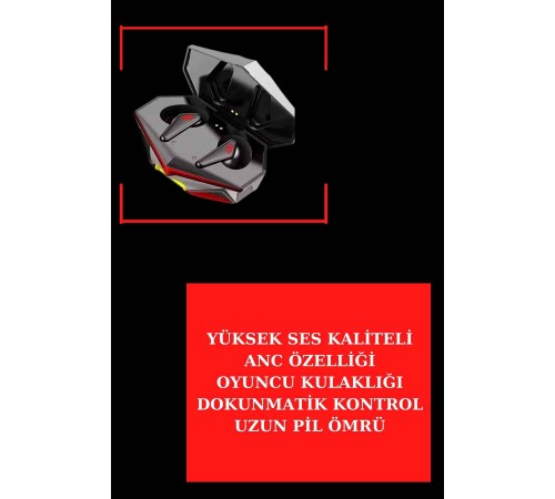 ANC Özellikli Bluetooth Kulaklık ve Amoled Ekran Akıllı Saat Uyku ve Sağlık Takibi Nabız Ölçer