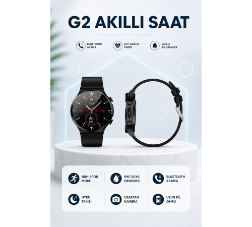 G42 AKILLI SAAT IOS ve ANDROİD CİHAZLARLA UYUMLU