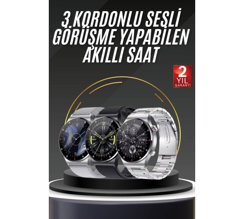 Akıllı Saat Uyku ve Sağlık Takibi NFC Uyumlu Bluetoooth Bağlantılı Android İOS Uyumlu
