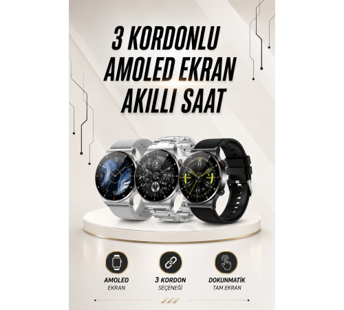 Akıllı Saat Arama Cevaplama Müzik Dinleme GPS Takibi