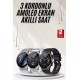 Akıllı Saat Arama Cevaplama Müzik Dinleme GPS Takibi