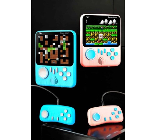 El Atarisi 3.5 inç Ekran Çift Konsol 666 Adet Retro Oyun Gamepad