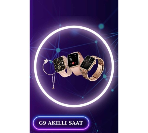 3 Kordonlu Dokunmatik Ekran Akıllı Saat ve 2.Nesil Kablosuz Bluetooth Kulaklık ANC/ENC