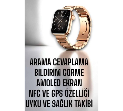 Akıllı Saat Adımsayar, Nabız Takibi ve GPS Destekli Kadınlara Özel