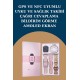 Kadınlar İçin 3 Kordonlu Akıllı Saat ve Dijital Göstergeli Powerbankli Bluetooth Kulaklık Dokunmatik Kontrol
