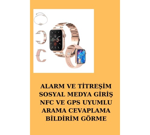 Powerbank Özellikli Bluetooth Kulaklık ve Nabız Ölçer Akıllı Saat Bileklik Hediyeli