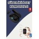 Nabız Ölçer Hediye Bileklikli Akıllı Saat ve Dijital Göstergeli Bluetooth Kulaklık Çoklu Şarj Girişi